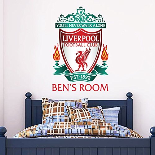 Preisvergleich Produktbild Beautiful Game Liverpool Football Club Wandsticker + LFC Aufkleber, Vinyl, 90 cm