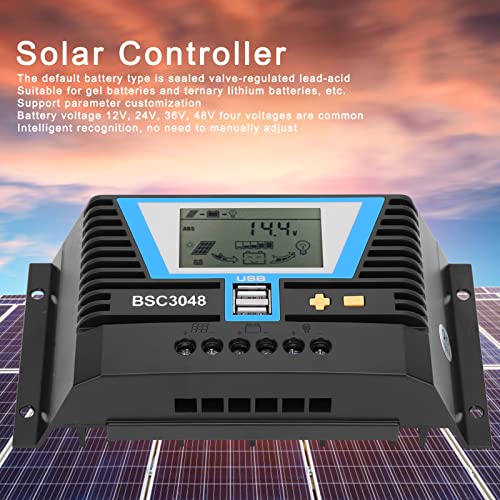 Regolatore Solare Intelligente Regolatore Solare 12V/24V/36V/48V, Regolatore di Carica Solare, per la Fabbrica Industriale di Ricarica di Batterie Leggere