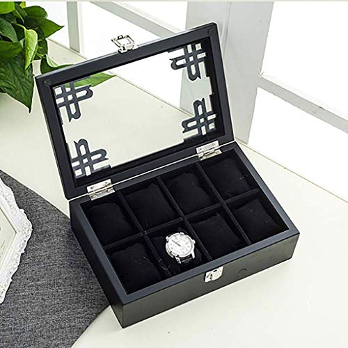 Boîte en bois créative rétro Dravar avec compartiments pour montres