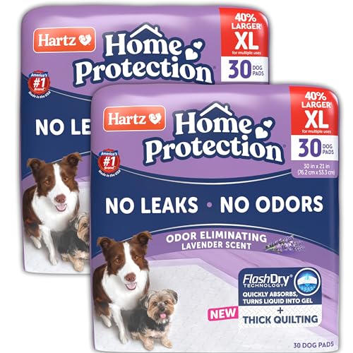 Hartz Lavender Scented Dog Pads, XL 60 Count