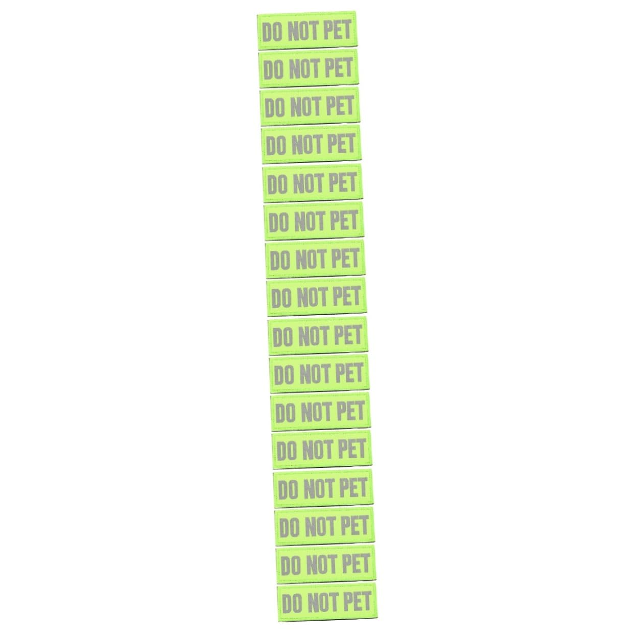 FRCOLOR 16pcs Reflective Dog Patches Do Not Pet Safety Stickers for Dogs Comfortable Adhesive Night Visibility Pet Accessories โ image 1
