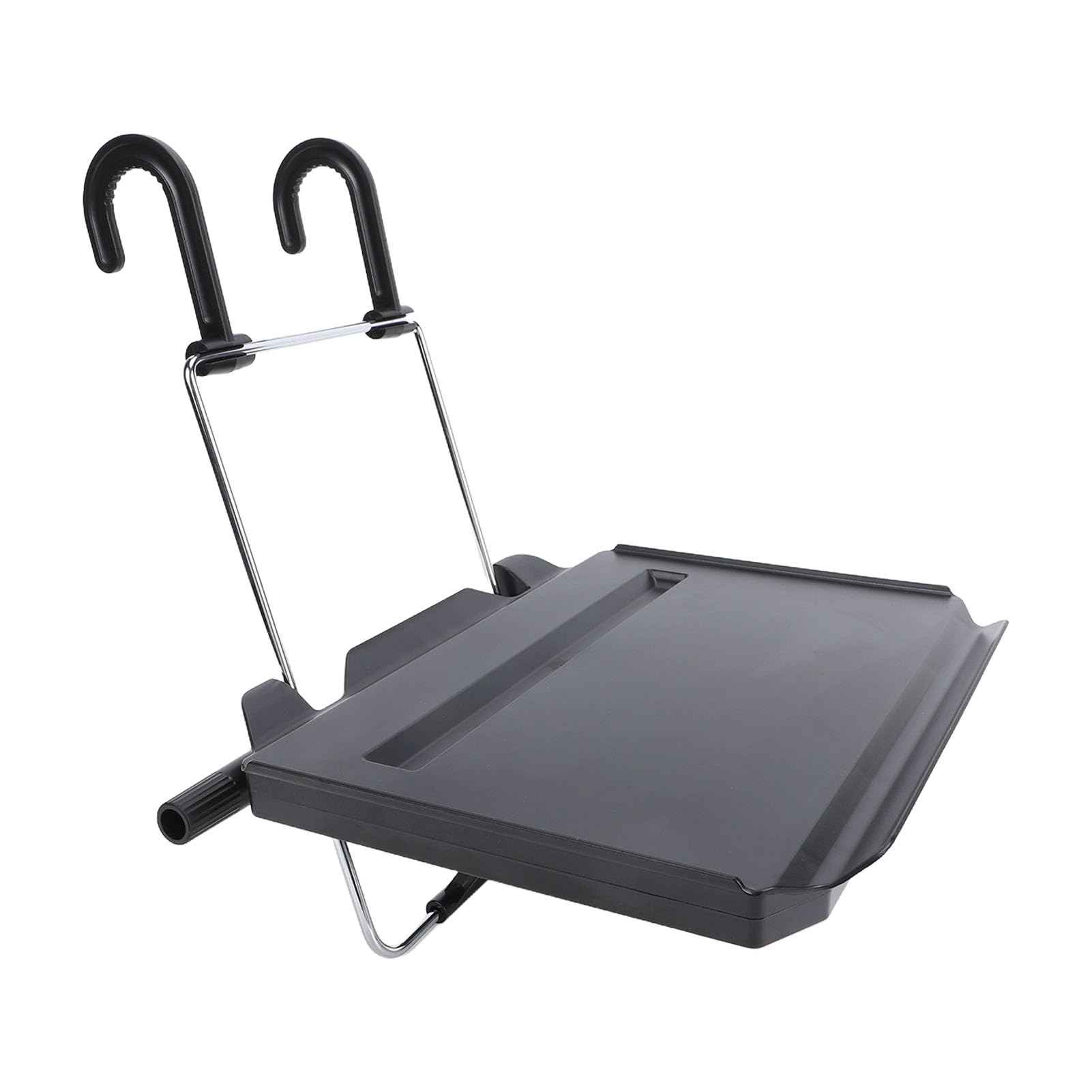 Plateau appui-tête de siège arrière multifonction 2 en 1 pour volant de voiture, table pour nourriture et boisson, hauteur réglable, matériau ABS