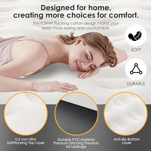 Air Mattress Queen with Built in Pump 16