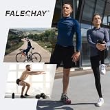 Falechay 10 Par Skarpetki Męskie Damskie Skarpety Sportowe Krótkie Oddychające Bawełniane PółSkarpety Unisex,Szary 39-42