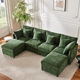 【Espace généreux】 : Mesurant 278 × 161 × 81 cm, ce canapé d'angle modulable offre un espace généreux pour s'asseoir et se détendre. Que ce soit en tailleur, pour lire ou faire une petite sieste, son espace généreux garantit un confort optimal en toutes circonstances et s'intègre parfaitement aux salons modernes.