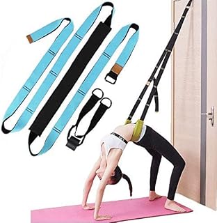 Yoga Fitness Stretching Strap - Back Bend Assist Trainer, Improve Leg Waist and Back Flexibility, DooFlexibility Stretching Strap, foRehab, Pilates, Ballet, Cheerleading, Gymnastics