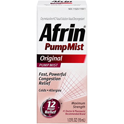 Afrin 12 Hour Pump Mist, Original, 0.5 Ounce (15 Ml) #TOP17