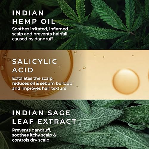 Image of Naturali Anti-Dandruff Conditioner with Sage & Salicylic Acid|No Sulphate, No Paraben|Calms Itchy Scalp|Exfoliates flaky scalp | Nourishes Strands | 180ml