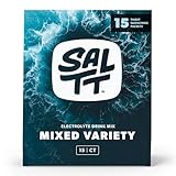 SALTT Electrolytes Powder Packets, All Things Mixed Variety Pack (15 Packets) - Magnesium, Potassium, Sodium, Trace Minerals - Vegan & Gluten Free - Travel Essentials - Made in USA
