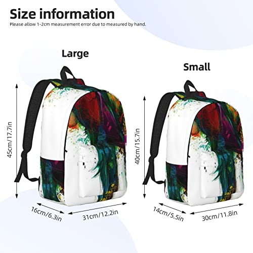 Sac à dos d'école ALLOCS Noir M en toile pour vos trajets quotidiens urbains