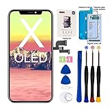 【Compatibilidad】Este reemplazo de pantalla OLED iPhone X es SOLO para iPhone X 5.8 pulgadas, Compatible con el modelo A1865, A1901, A1902. No apto para otros modelos u otras marcas. Confirme el modelo cuidadosamente antes de realizar el pedido
