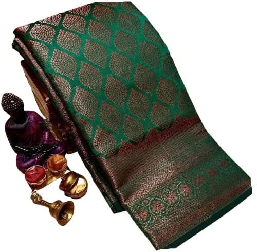 Green Color Women Stylish & Designed Saree_(set of 2)_Dakshika Enterprises DA-K-SH-07
