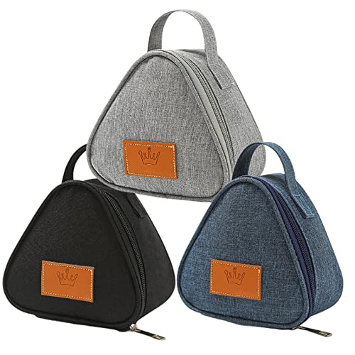 Bolsa isotérmica de cocina, 3 x bolsa isotérmica triangular ligera con asas, bolsa de almacenamiento de alimentos térmicos, bolsa de almuerzo isotérmica al aire libre, bolsas de aperitivos