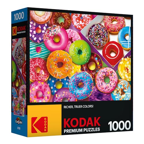 RoseArt - Kodak I Love Donuts - Rompecabezas de 1000 piezas 20" x 27" para adultos miniatura 2