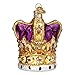 Old World Christmas King's Crown Glass Blown Ornament for Christmas Tree, Handcrafted Holiday Decoration, Royalty Collection