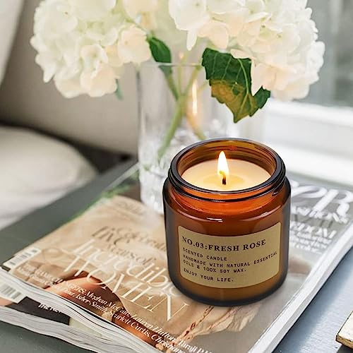 100 Pcs 6" Eco Candle Wicks For Candle Making Coated With Natural Soy Wax, Low Smoke Cotton Threads Woven With Paper With 20 Pcs Candles Wicks Stickers & Wicks Centering Device #TOP7