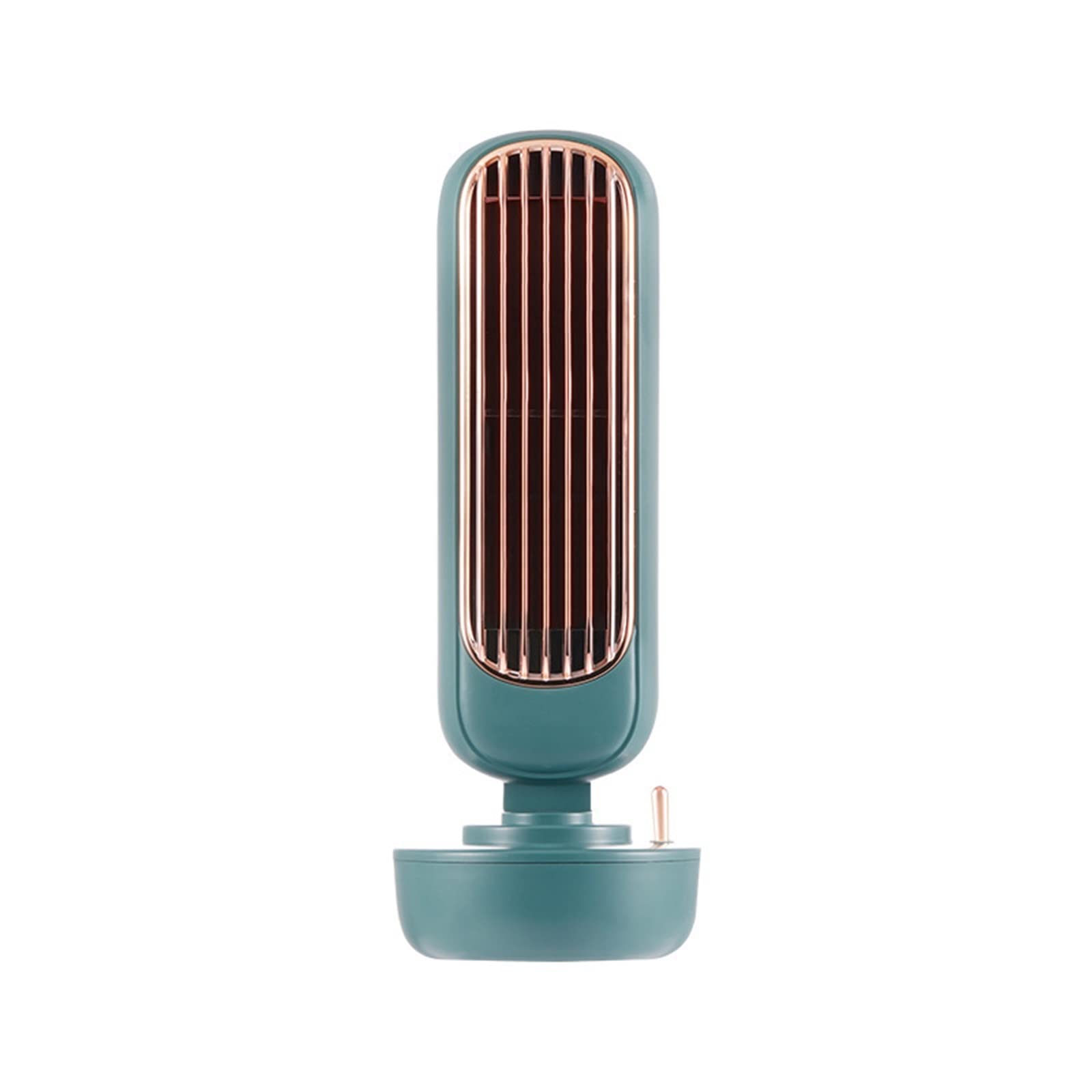 Petit climatiseur oscillant vert compact à haute efficacité énergétique USB