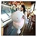 JSJJATQ Peluche 80/100 cm Lindo hipopótamo Peluche de Peluche Relleno Suave Down Doll Cumpleaños Regalo para niños Suele (Farbe : Rosa, Höhe : 100cm)