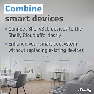 Shelly BLU Gateway | Gateway da Bluetooth a WiFi | Dongle USB-A | Domotica | Compatibile con Alexa e Google Home | App iOS Android | Non è necessario un hub | Senza Fili | Ripetitore WiFi