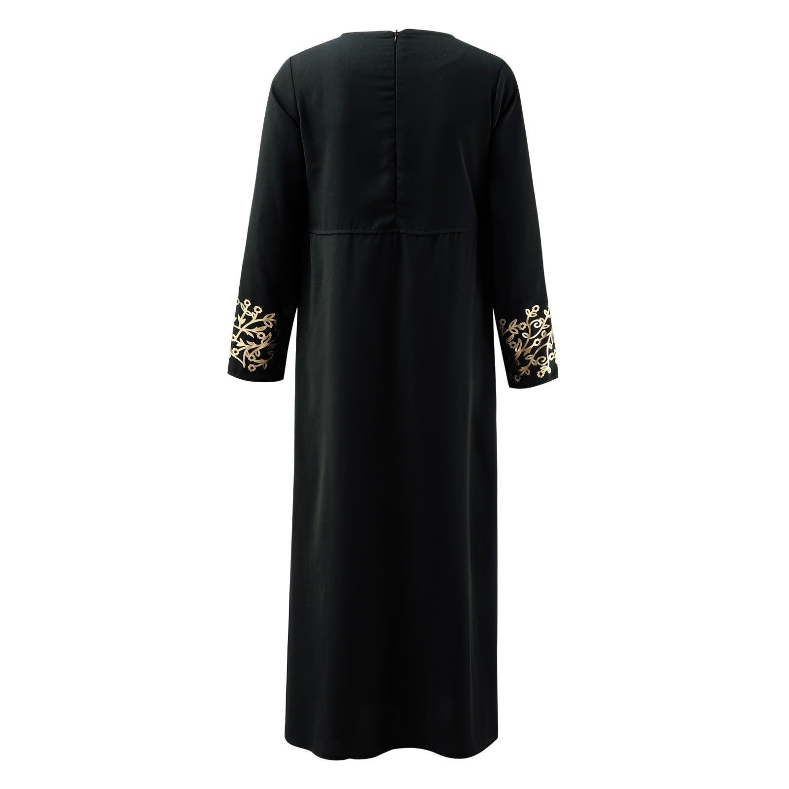 Abaya Muslim - Vestito da preghiera da donna, a maniche lunghe, islamiche, per preghiera, per feste, spose, serate, con Hijab