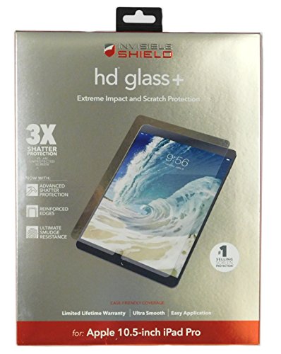 Zagg Invisibleshield Hd Glass+ Screen Protector Anti Scratch For Apple 10.5" Ipad Pro (Clear) #TOP1