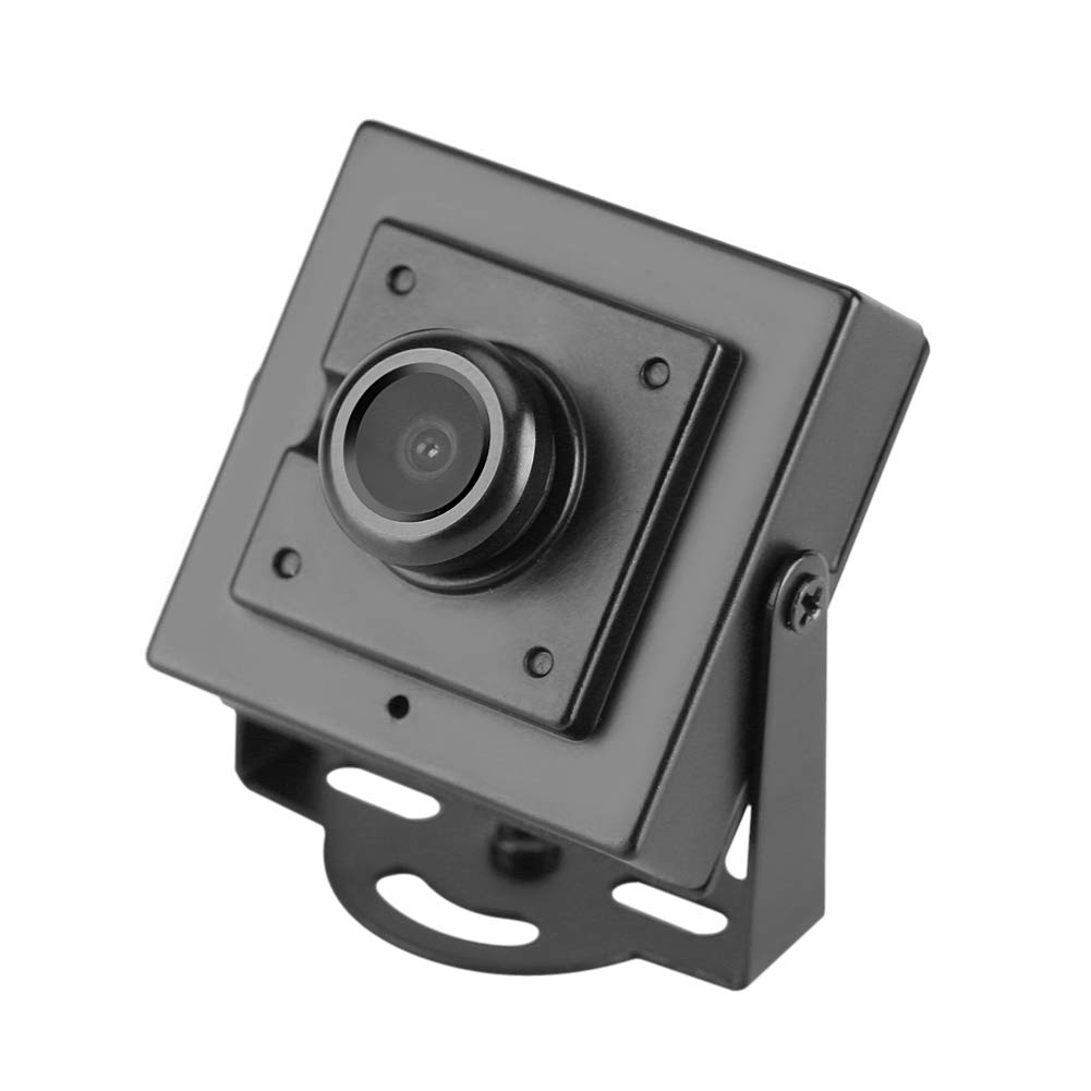 Mini telecamera impermeabile - Telecamera di sicurezza grandangolare HD 700TVL 170 °, obiettivo con messa a fuoco da 2,1 mm Mini telecamera nascosta spia Telecamera CCTV a colori per uso domestico