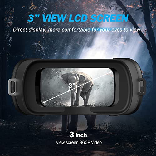 Jstoon Night Vision Goggles Night Vision Binoculars - Digital Infrared Night Vision For Viewing In 100% Darkness-Hd 1080P Image & Video From 300M/984Ft For Hunting & Surveillance #TOP2