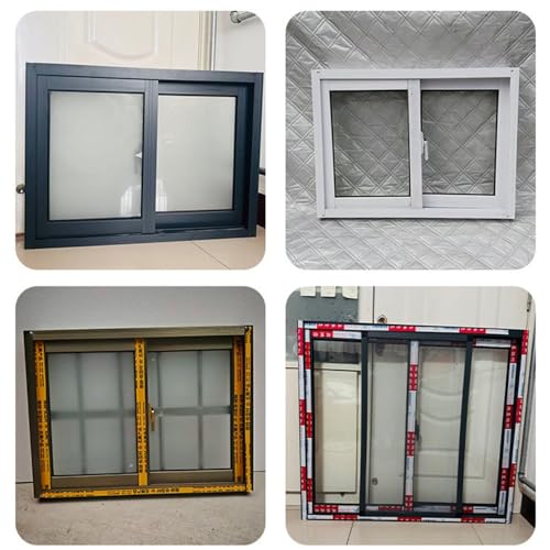 Ventanas móviles resistentes con pantalla de aluminio para sótanos y cabañas 6