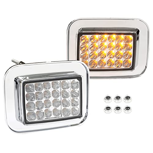 image for HECASA LED Turn Signal Light Compatible with 2003-2009 Hummer H2 Base 