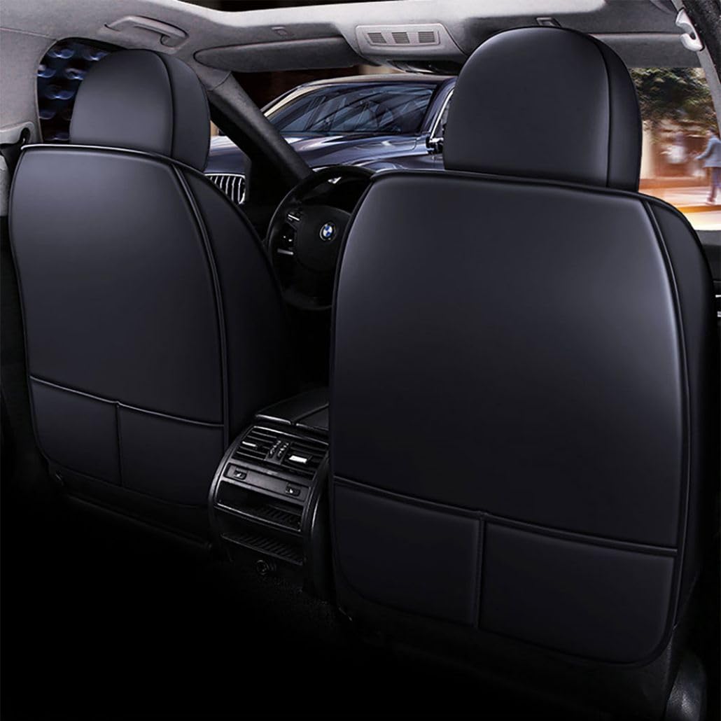 Niscarda Full Coverage 5 Car Seat Covers for Acura Integra 2023-2025, Non-Slip Front and Rear Split Bench Seat Cushion Waterproof Seat Cover Accessories (Black, Full Set)