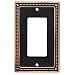 Franklin Brass W35060-VBC-C Classic Beaded Single Decorator Wall Switch Plate/Cover, Bronze with Copper Highlights