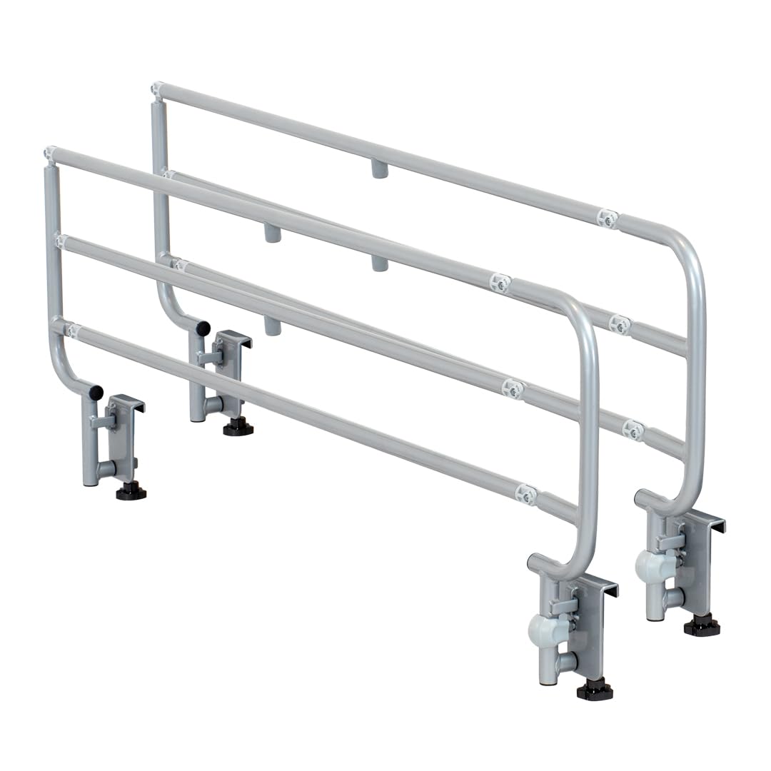 Rieles plegables para camas ajustables Geriafy con sistema seguro anti-pellizcos