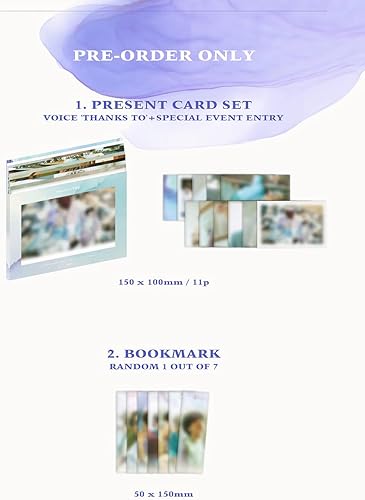 Miniatura 5 de JYP Ent. GOT7 - Present : You (Vol.3) Álbum+Juego de tarjetas de fotos adicionales, color plateado