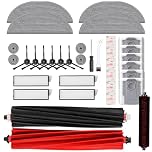 27 pieces accessories for Roborock S8 MaxV Ultra vacuum cleaner, 2 main brushes, 4 HEPA filters, 4 mops, 4 side mops, 4 dust bags, 6 side brushes, 1 self-cleaning brush, 1 brush replacement part set