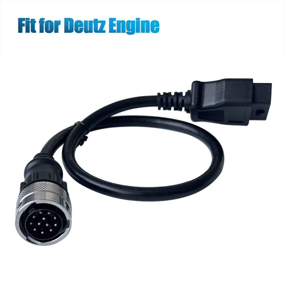 Cable Adaptador de diagnóstico OBD2 para Relace de Motor Deutz para Bosch 3824-25 Trabajo para MAZ Bus AG: para Gregoire, para Manitou, para Claas OHW: para Liebherr para Bobcat para Hitachi para