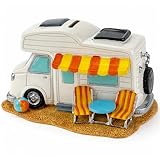 Kremers Schatzkiste 89370 Tirelire Camping Car 17 cm Caisse de Voyage Caisse de Vacances Tirelire de Vacances