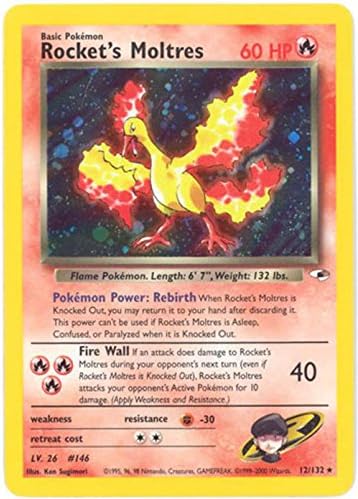 Amazon Com Pokemon Rocket39 S Moltres 12 132 Gym Heroes Holo Toys Games Amazon Com Pokemon Rocket39 S Moltres 12 132 Gym Heroes Holo Toys Games