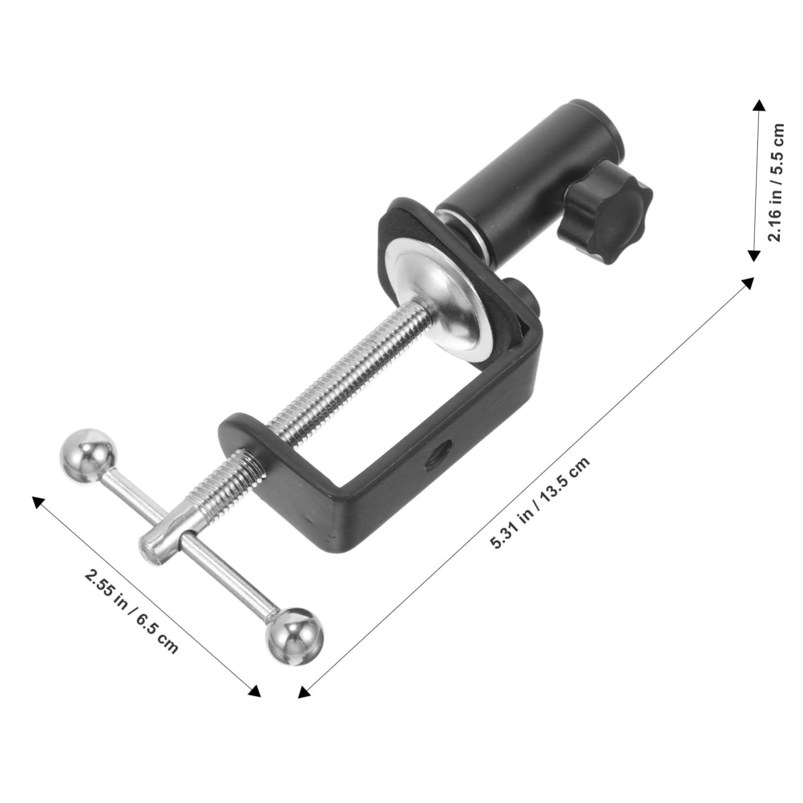 Levemolo Desk Clamp Mount Holder for Mic Arm Durable C Clamp with Slip Design Compact and Portable Table Clip for Versatile Setup Compatibility