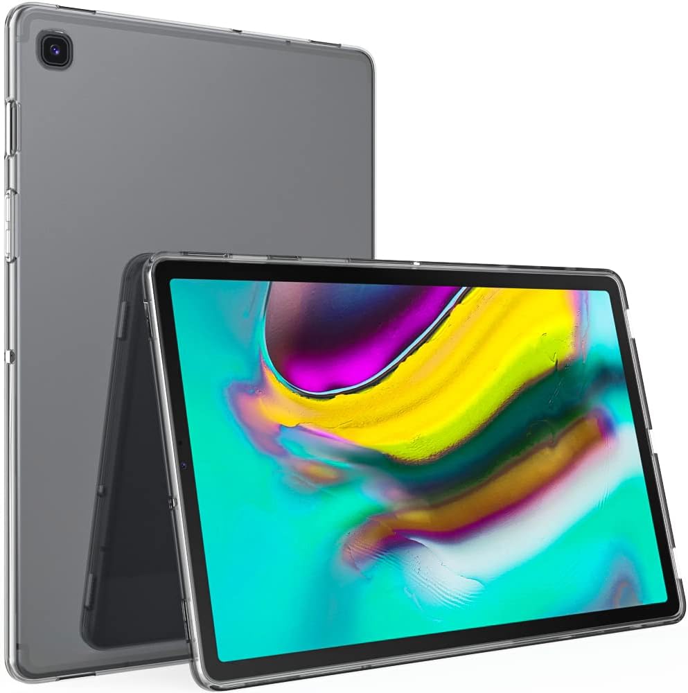 Puxicu Clear Case for Galaxy Tab S5e 10.5, Slim Design Flexible Soft TPU Protective Cover for Samsung Galaxy Tab S5e 10.5-Inch Tablet 2019 (Model:SM-T720/T725), Transparent