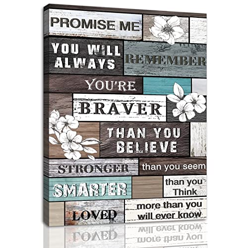 Motivational Wall Art Prints Posters Positive Quotes Inspirational Quote Painting Farmhouse Motivational Wall Decor For Bedroom Affirmation Poster Print Inspirational Quotes Artwork 16X24Inch No Frame #TOP8