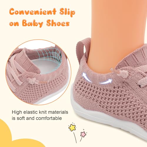 Image of JIASUQI Baby Shoes for Toddler Boys Girls Sneakers Slip on Walking Shoes for Babies