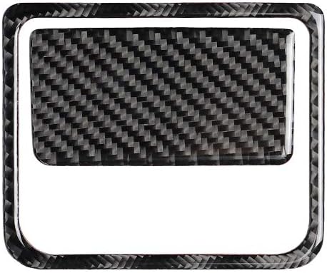 Carbon Fiber Interior Trim Overlay Full Kit for Dash, Console, Vents & Door Compatible with Mazda Axela (Mazda 3) 2013-2018 (Power Window Switch Panel (Driver))