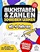 Produktbild Buchstaben und Zahlen schreiben lernen ab 4 Jahren: mit Bonus Schwungübungen und extra Übungsblätter als PDF Download - fördert Konzentration und ... in Kindergarten, Vorschule und Grundschule