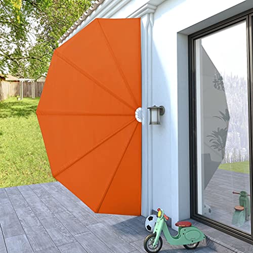 Protección solar para terrazas mediante toldo exterior lateral plegable de poliéster 4
