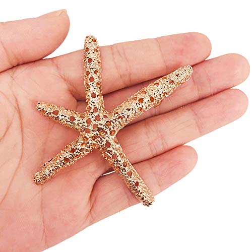 Qtmy 2 Pcs Metal Starfish Hairpin Hair Clips Hair Accessories #TOP1