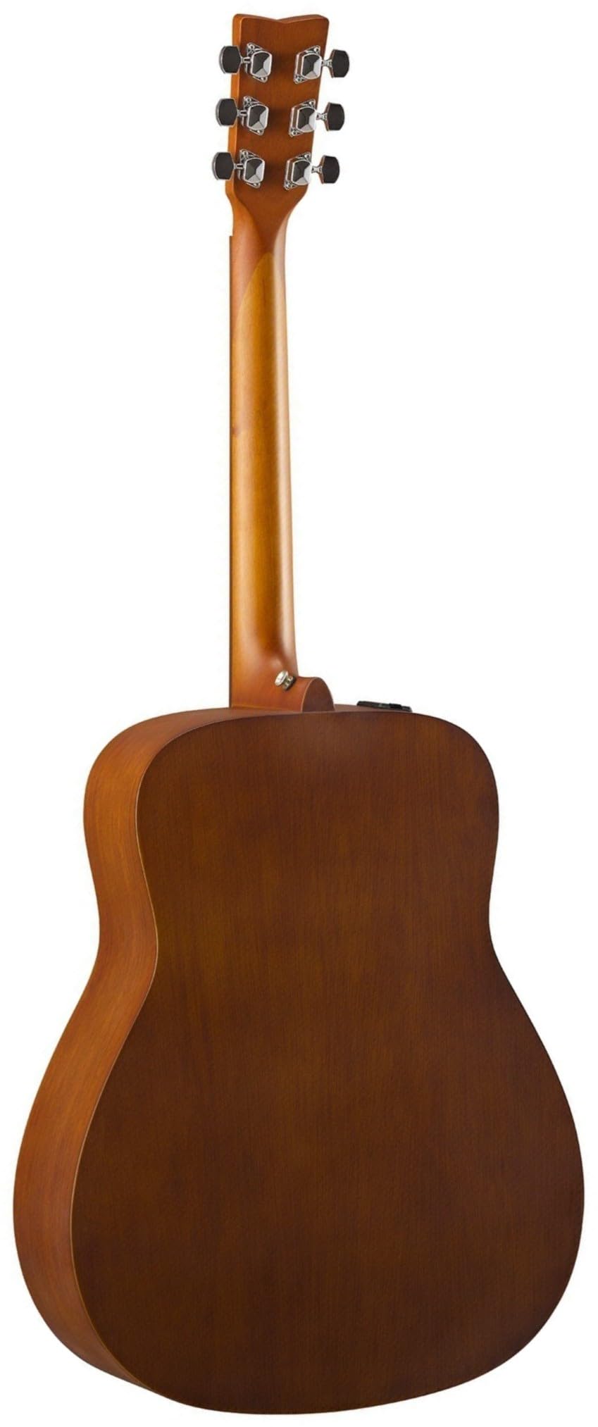 YAMAHA FX400 Gitara akustyczna, korpus Dreadnought, menzura 25", niski odstęp między strunami, Scalloped Bracing, System 66 Preamp z pickupem i tunerem – Smoky Black