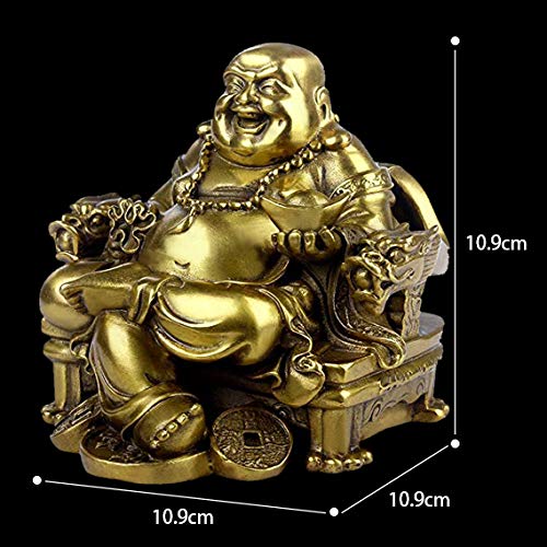 Amazon.co.jp: 布袋様 布袋が玉座を坐ている ほてい 七福神 招財 風水
