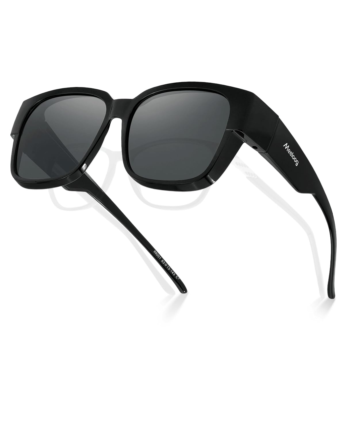 Meeloog Polarisierte Überbrille Sonnenbrille für Damen, Brillenträger, UV400 Schutz Sonnenbrille über der normalen Brille zum Fahren