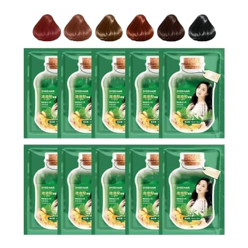 GeRRiT Tinte mágico para cabello canoso, pigmentos vegetales para un cabello sano, tinte natural para el cabello vegetal, tinte mágico para el cabello, tinte natural para el cabello vegetal