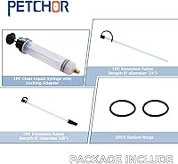 Vista 4 de Extractor de líquidos, jeringa de succión de 500 cc, bomba de llenado de extracción manual de jeringa de aceite, bomba de jeringa de fluido, succión